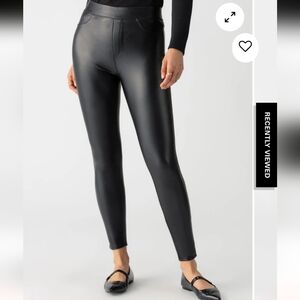 Sanctuary Sleek Black Leatherette Leggings